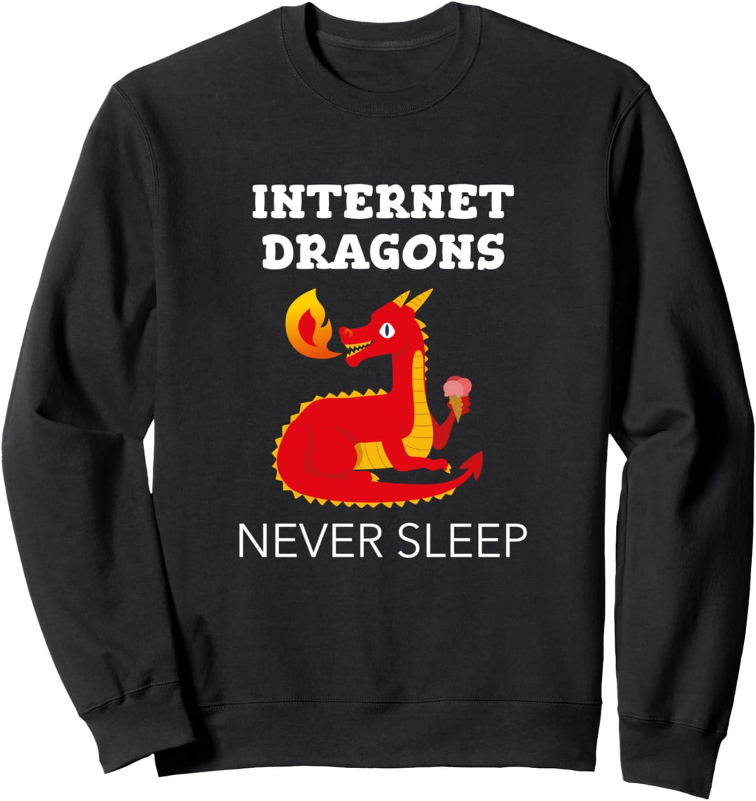 Lustig, niemals schlafen Sweatshirt