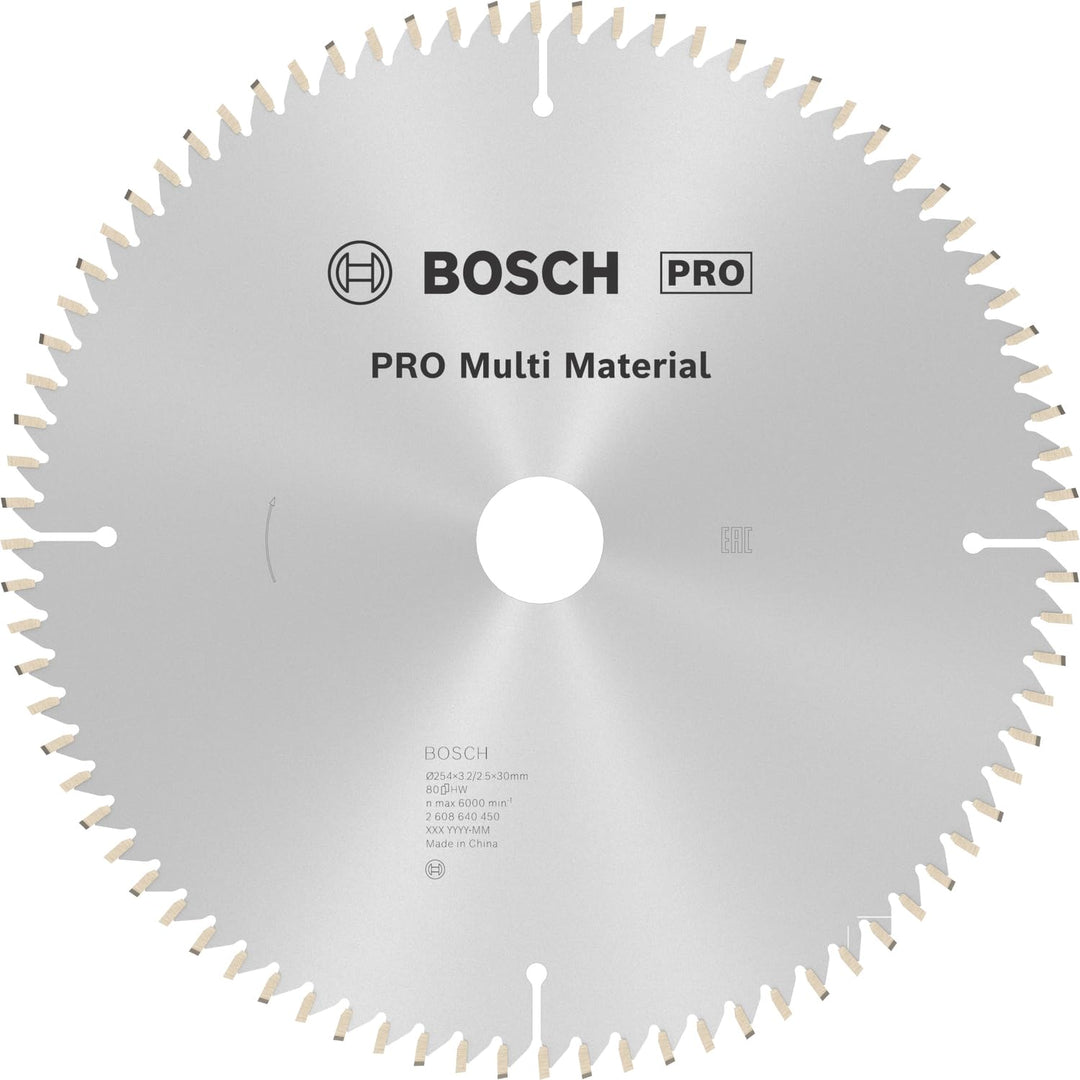 Bosch Accessories Bosch Professional 1x Kreissägeblatt Multi Material (für Multimaterial, Sägeblatt