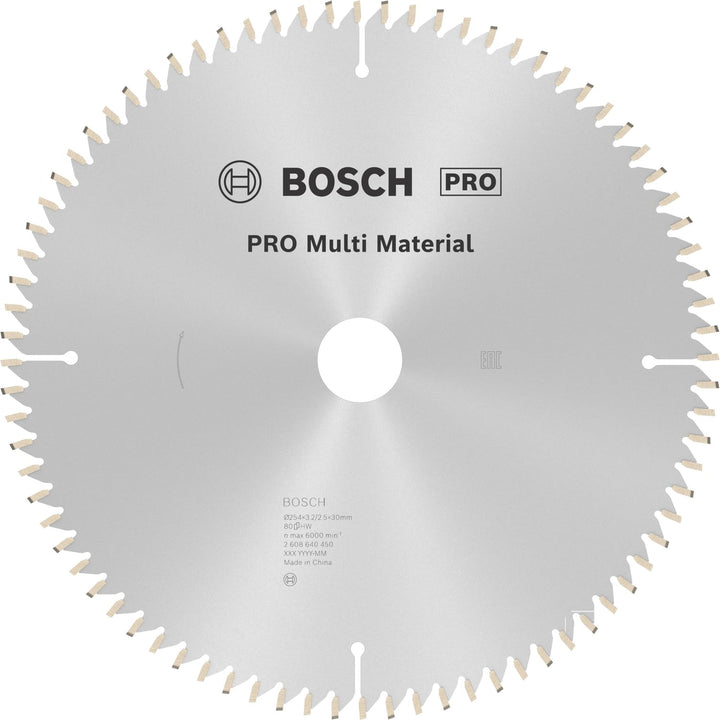 Bosch Accessories Bosch Professional 1x Kreissägeblatt Multi Material (für Multimaterial, Sägeblatt