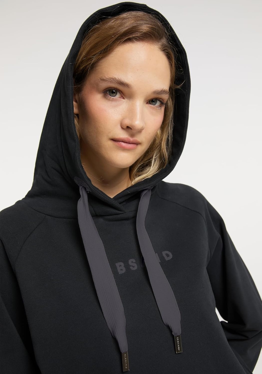 Elbsand Svana Damen Hoodie, Sweatshirt mit Kapuze, Rundhalsausschnitt Quartz XS, Quartz XS