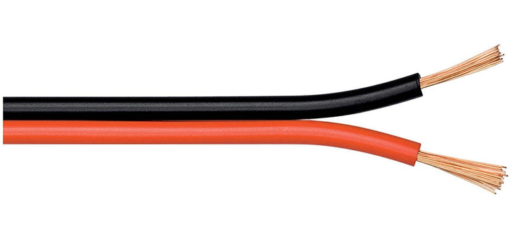 Goobay 15086 Lautsprecherkabel 2x0,5mm² Kupfer Litze / Boxenkabel Audio Kabel Meterware / Speaker Ca
