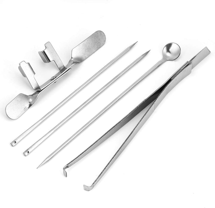 5 Stück Capon Knife Tool Edelstahl Kastration Huhn Tool Kit Geflügelfarmen Veterinärinstrument für H