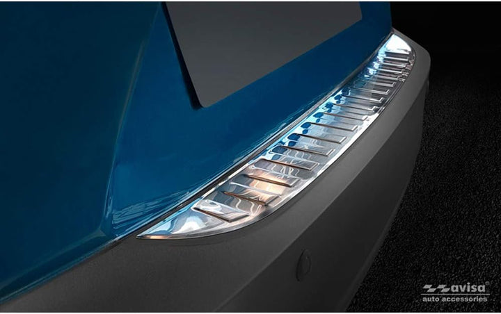 Avisa Edelstahl Heckstossstangenschutz kompatibel mit Mazda CX-3 2015- 'Ribs'