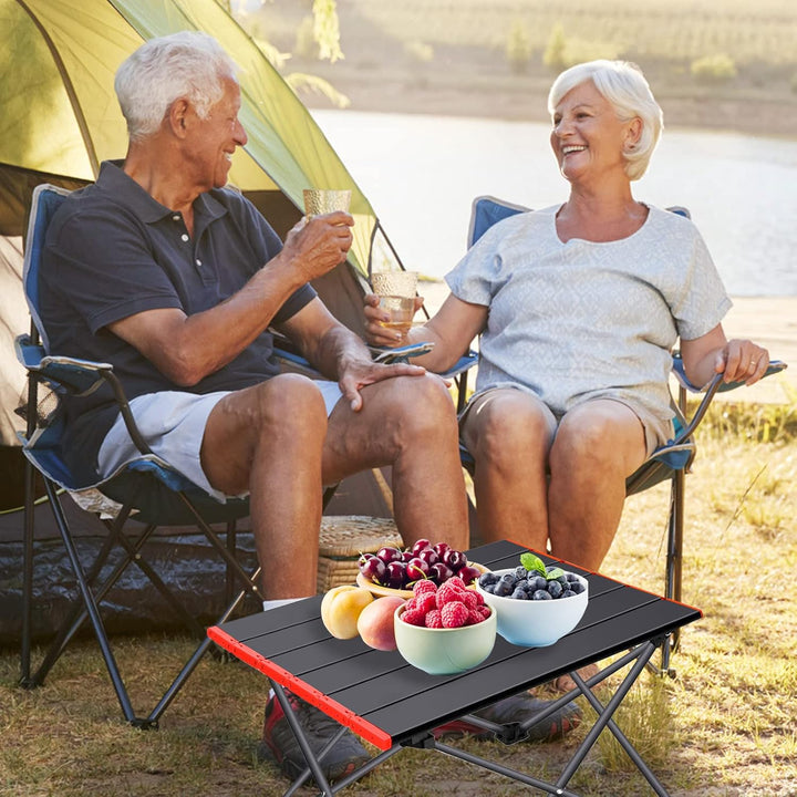 Tragbar Klapptisch,Campingtisch,Tragbarer Campingtisch,Leichter Klapptisch im Freien,Aluminium Campi