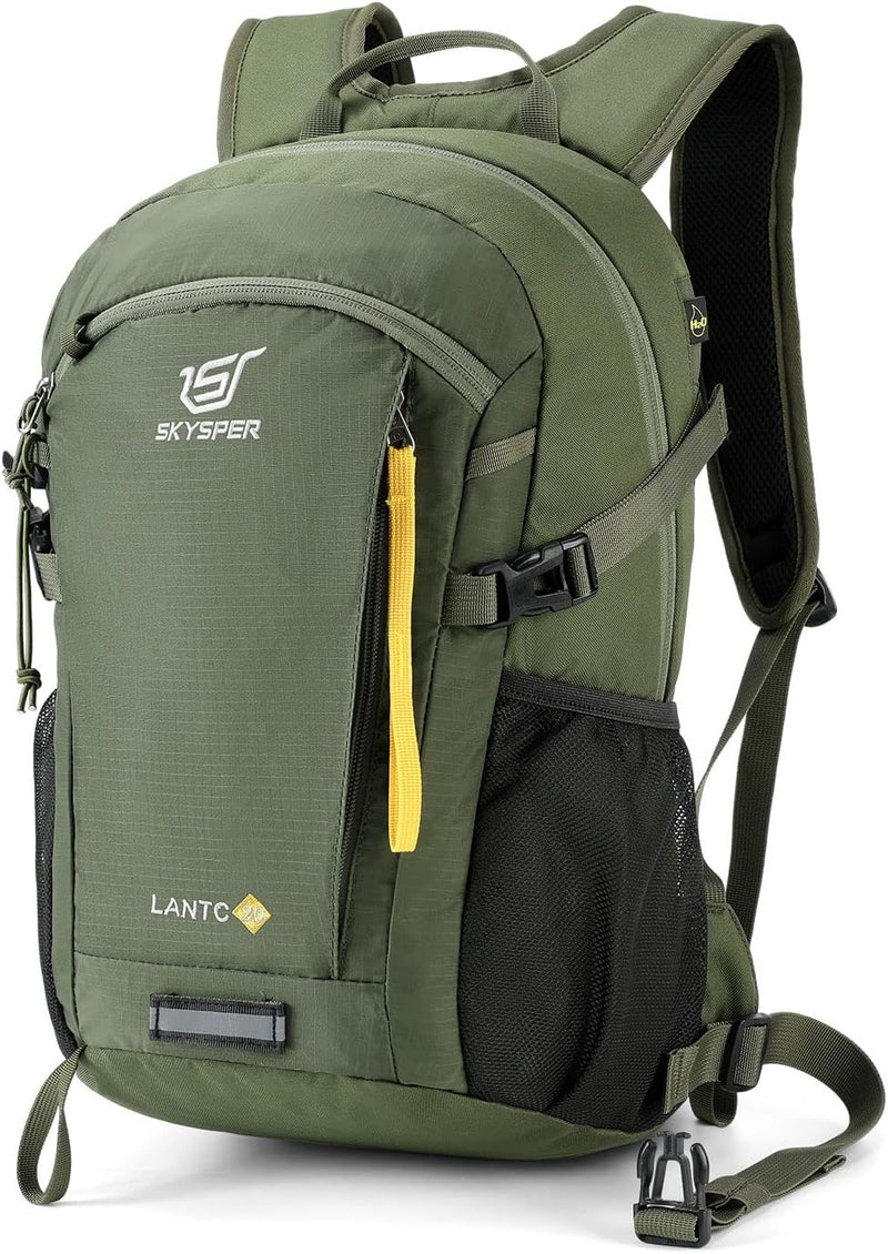 SKYSPER LANTC 20 Leicht Wanderrucksack 20L Klein Rucksack mit Rückenbelüftung Trekkingrucksack aus a