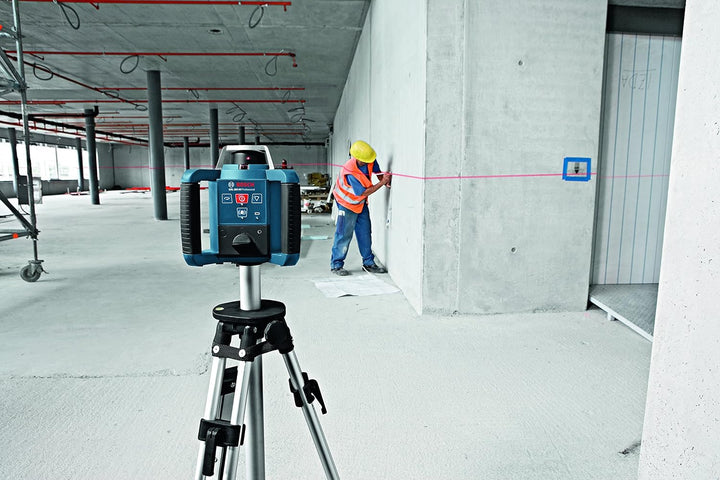 BOSCH rotationslaser GRL 300 HV Set mit GR 240, BT 300 HD, Blau