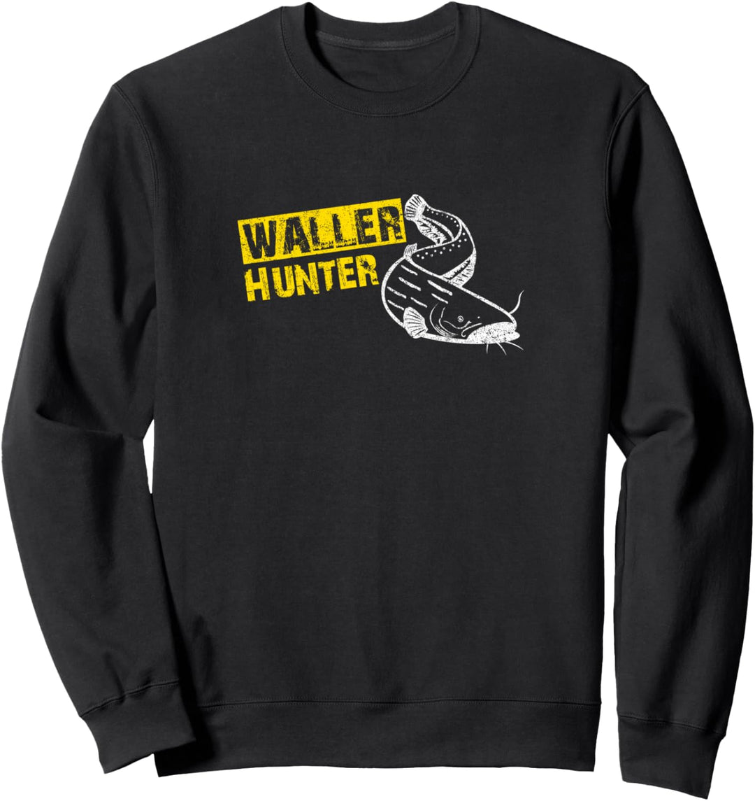 Angeln Wels Waller Cat Fish Big Fish Nachtangeln Köfi Sweatshirt