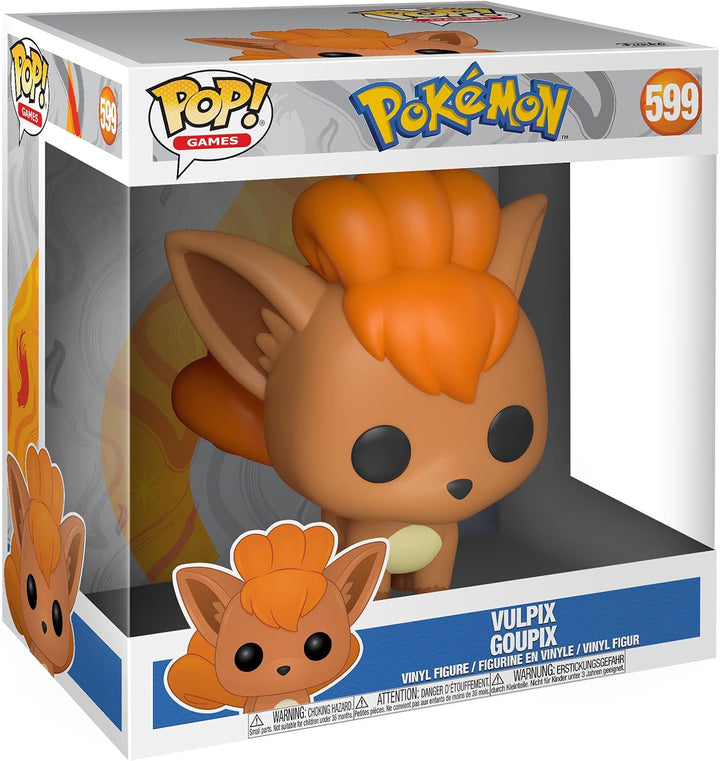 Funko Pop! Jumbo: Pokemon - Vulpix - Vinyl-Sammelfigur - Geschenkidee - Offizielle Handelswaren - Sp