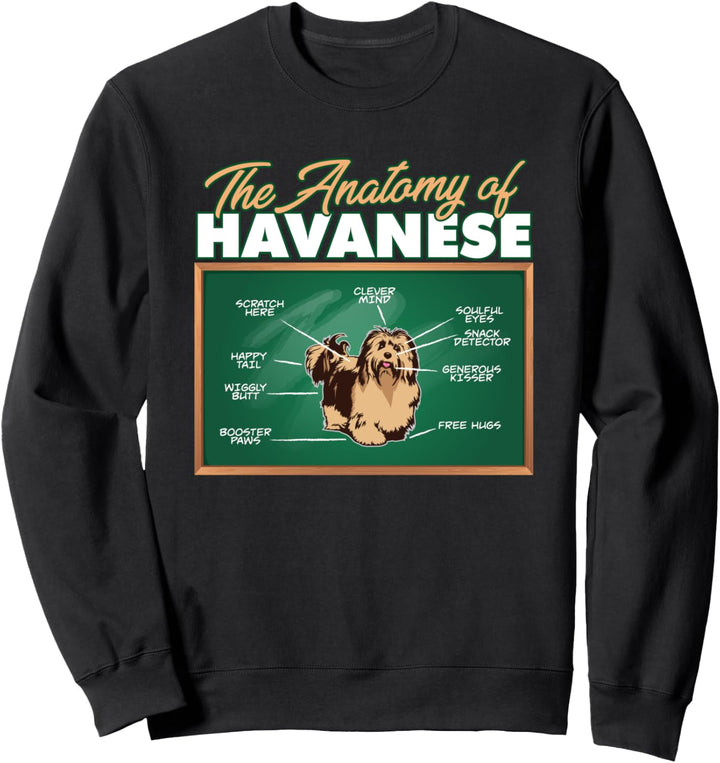 Anatomie eines Havanesers I Lustige Havaneser Sweatshirt