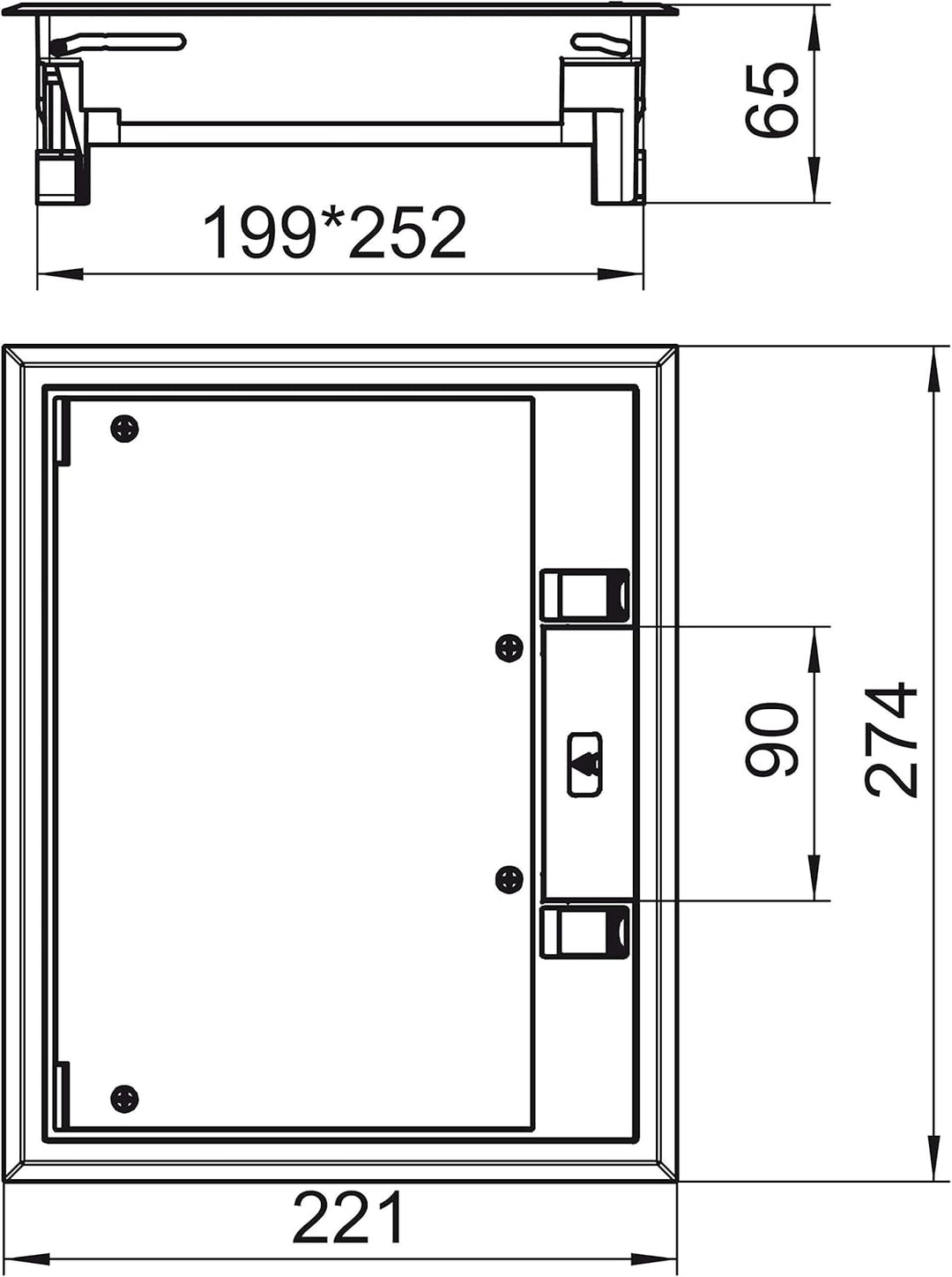 Geräteeinsatz für Kanalmontage BETTERMANN GES6-2U10T 9011