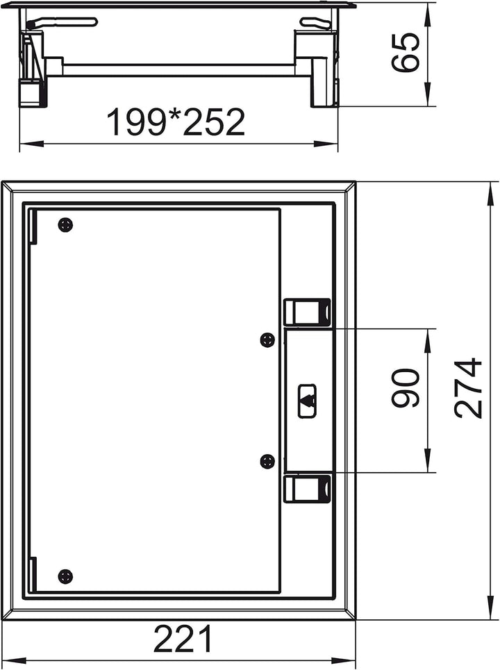 Geräteeinsatz für Kanalmontage BETTERMANN GES6-2U10T 9011