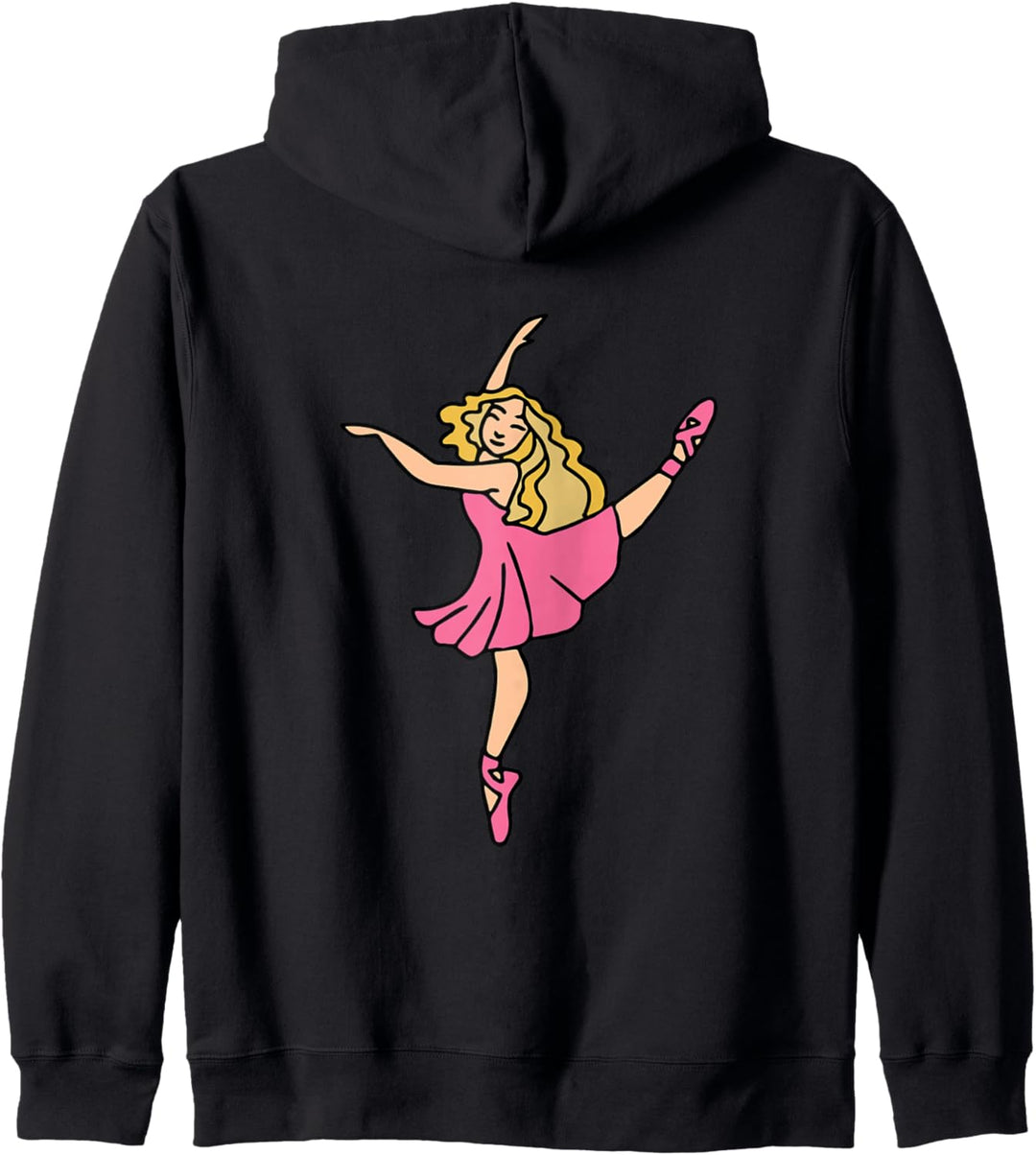 I Love Ballet ballerina art Kapuzenjacke