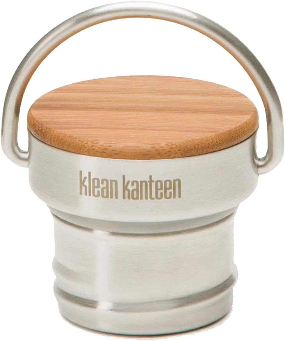 Klean Kanteen Reflect Vacuum Insulated Trinkflasche mit Stainless Unibody Bamboo Cap Brushed Stainle