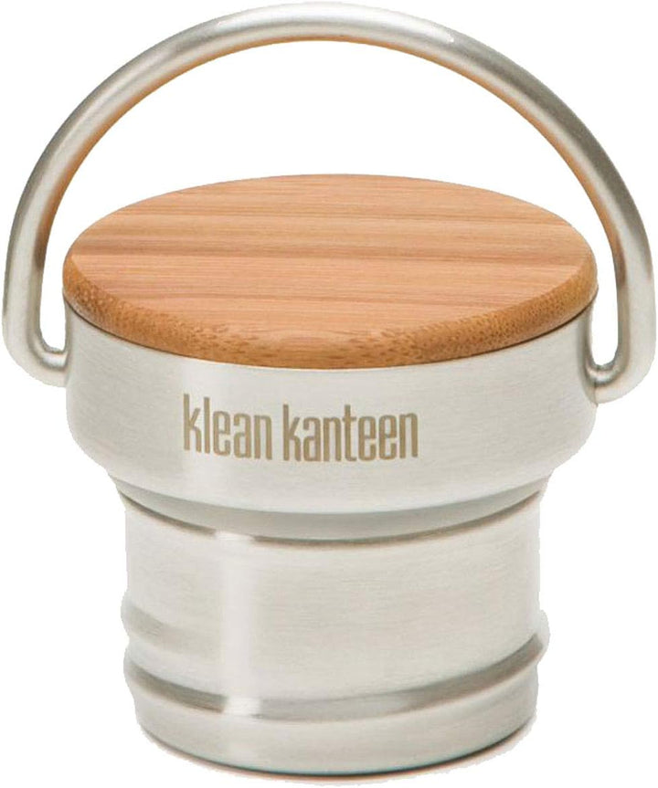 Klean Kanteen Reflect Vacuum Insulated Trinkflasche mit Stainless Unibody Bamboo Cap Brushed Stainle