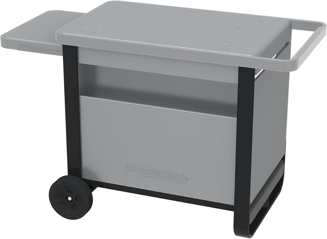 Campingaz Deluxe Trolley, Grillwagen für alle Attitude Tischgrills sowie Master Plancha und BlueFlam