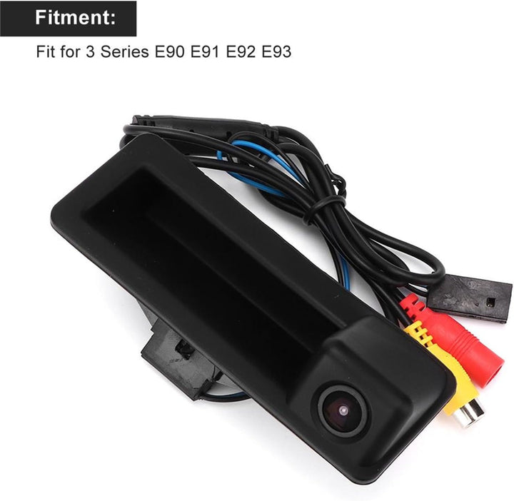 Rückfahrkamera DC12V IP66 Mini Auto-Kofferraum Griff Rückansicht 170 Grad Rückfahrkamera Fit for 3er