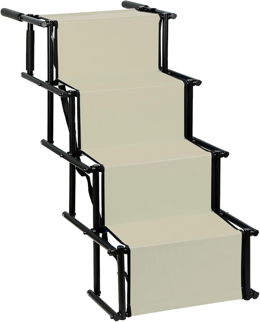 Homewell Hunderampe Auto Klappbar - Bis 70 kg Belastbar - Leicht zu Lagern - Treppe für Hunde mit Ve