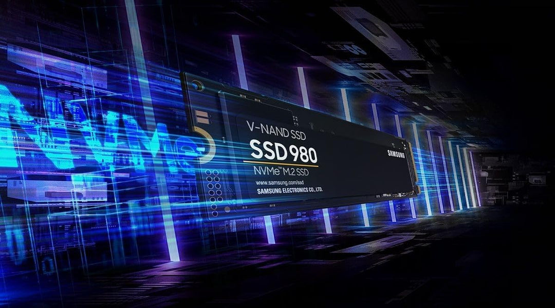 Samsung 980 NVMe M.2 SSD, 1 TB, PCIe 3.0, 3.500 MB/s Lesen, 3.000 MB/s Schreiben, Interne SSD für Ga