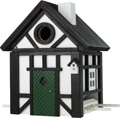 Wildlife Garden WG109 Multiholk Fachwerkhaus - Der Kombinierte Vogelfutterhaus und Nistkasten/Vogelh