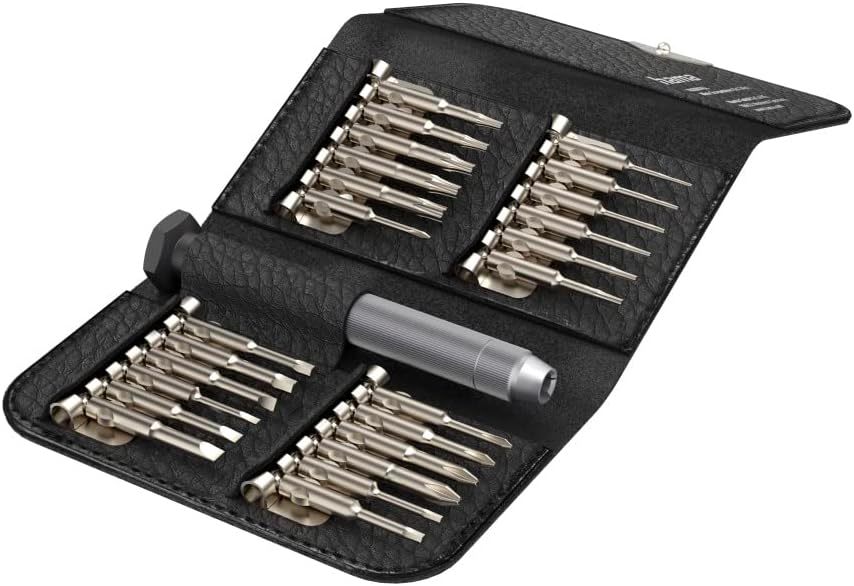 Hama Feinmechaniker Schraubendreher Mini (u.a. Kreuzschlitz, Schlitz, Torx Reparatur-Set magnetisch