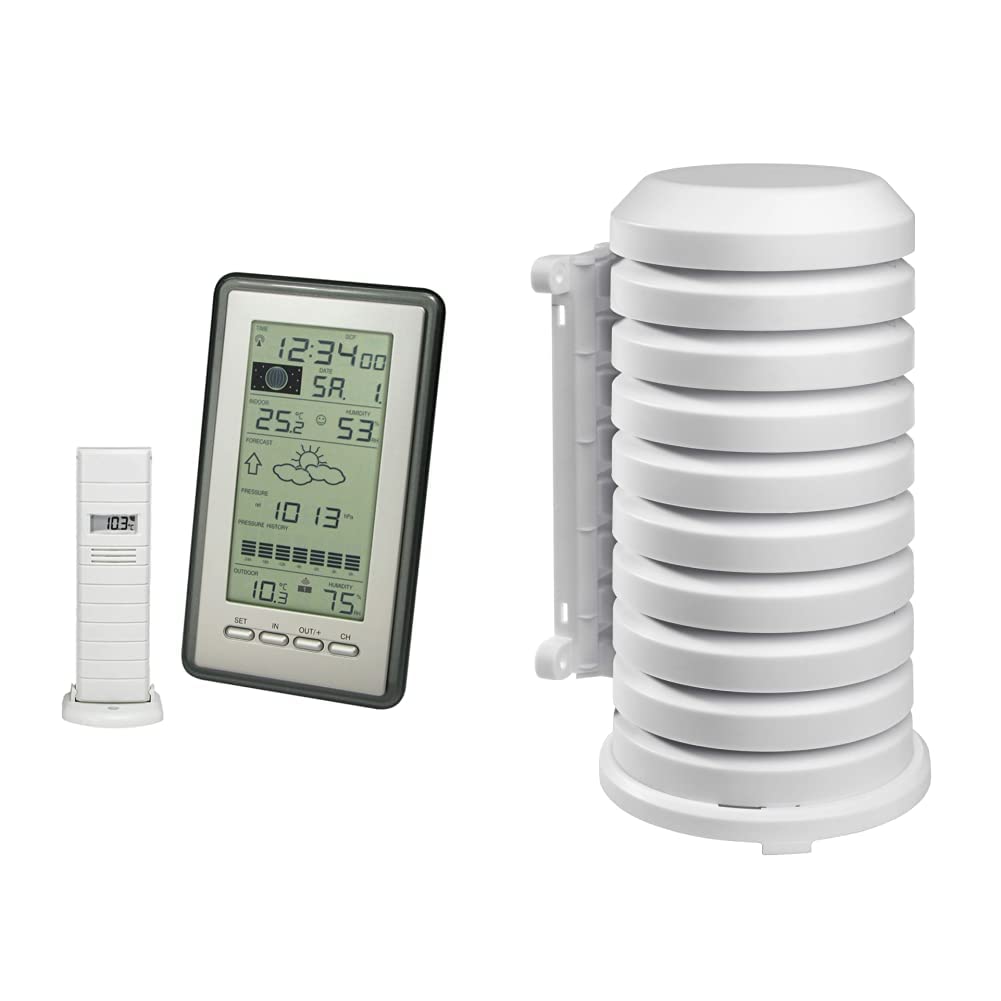Technoline WS 9040-IT klassische Wetterstation mit Temperaturanzeige, Vorhersage von Wettersituation