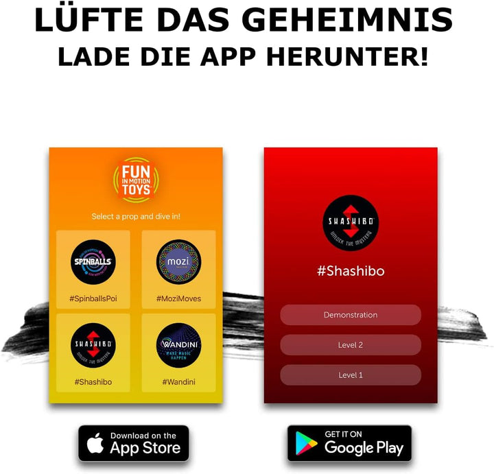 SHASHIBO Formwechsel-Box – Preisgekrönter, patentierter Zappelwürfel mit 36 Seltenerdmagneten – läss