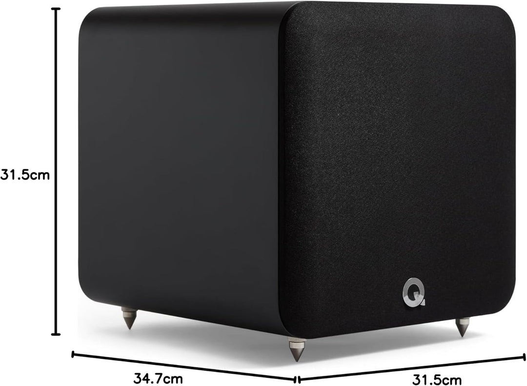 Q ACOUSTICS Q SUB80 (Schwarz), Schwarz