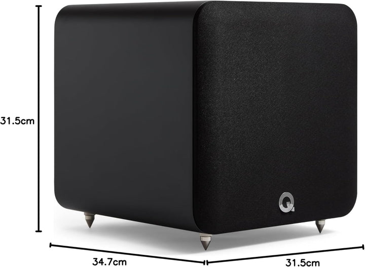 Q ACOUSTICS Q SUB80 (Schwarz), Schwarz