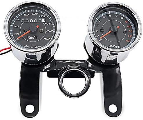 Motorrad Tachometer Drehzahlmesser Analog Craftride VTV Chrom