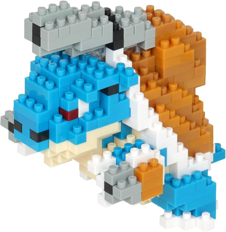 nanoblock Klemmbaustein Set Pokémon MEGA-Blastoise 250 Teile, Geschicklichkeitslevel 2, NBPM-093