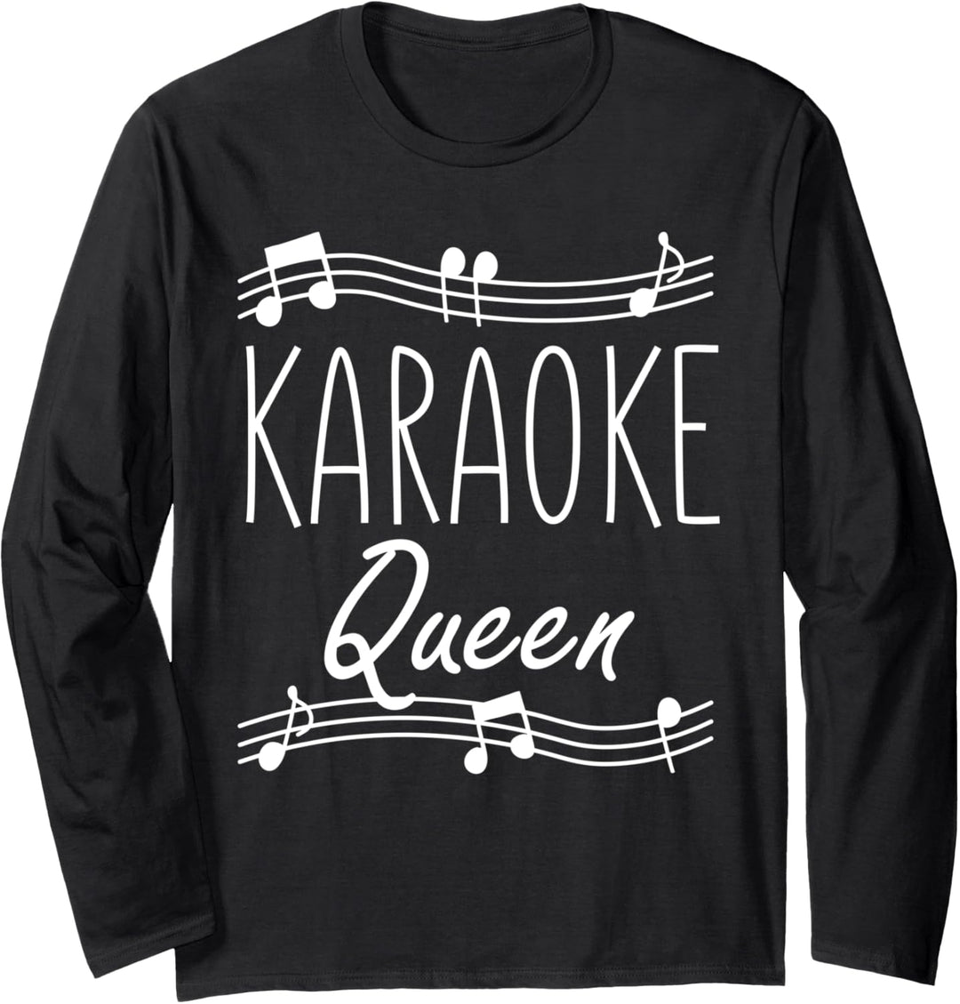 Karaoke Queen Langarmshirt