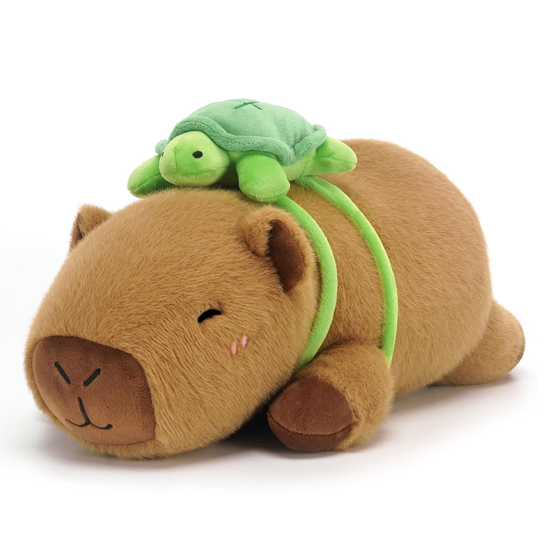 SQEQE Gewichtetes Capybara Kuscheltier, Weiches Wasserschwein Plüschtier Kuscheltierkissen mit Gewic