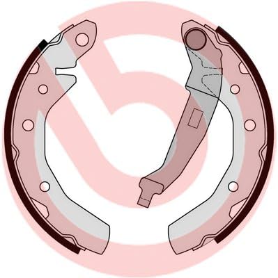 Brembo S23511 Bremsbacken, Anzahl 4
