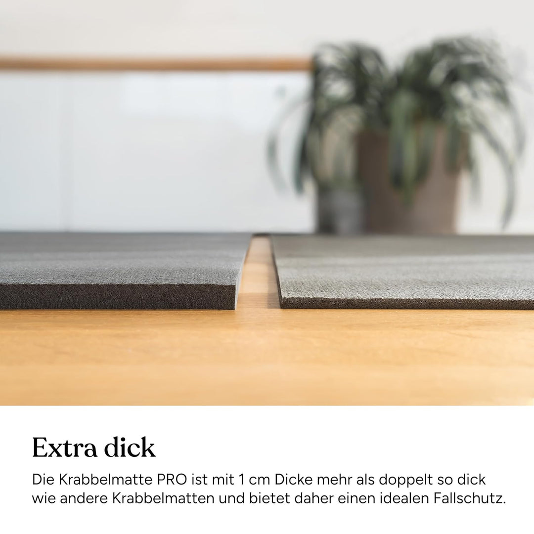 Ehrenkind® Krabbelmatte PRO | Extra dick und soft | Made in Germany | Spielmatte Baby |Oeko-Tex 100