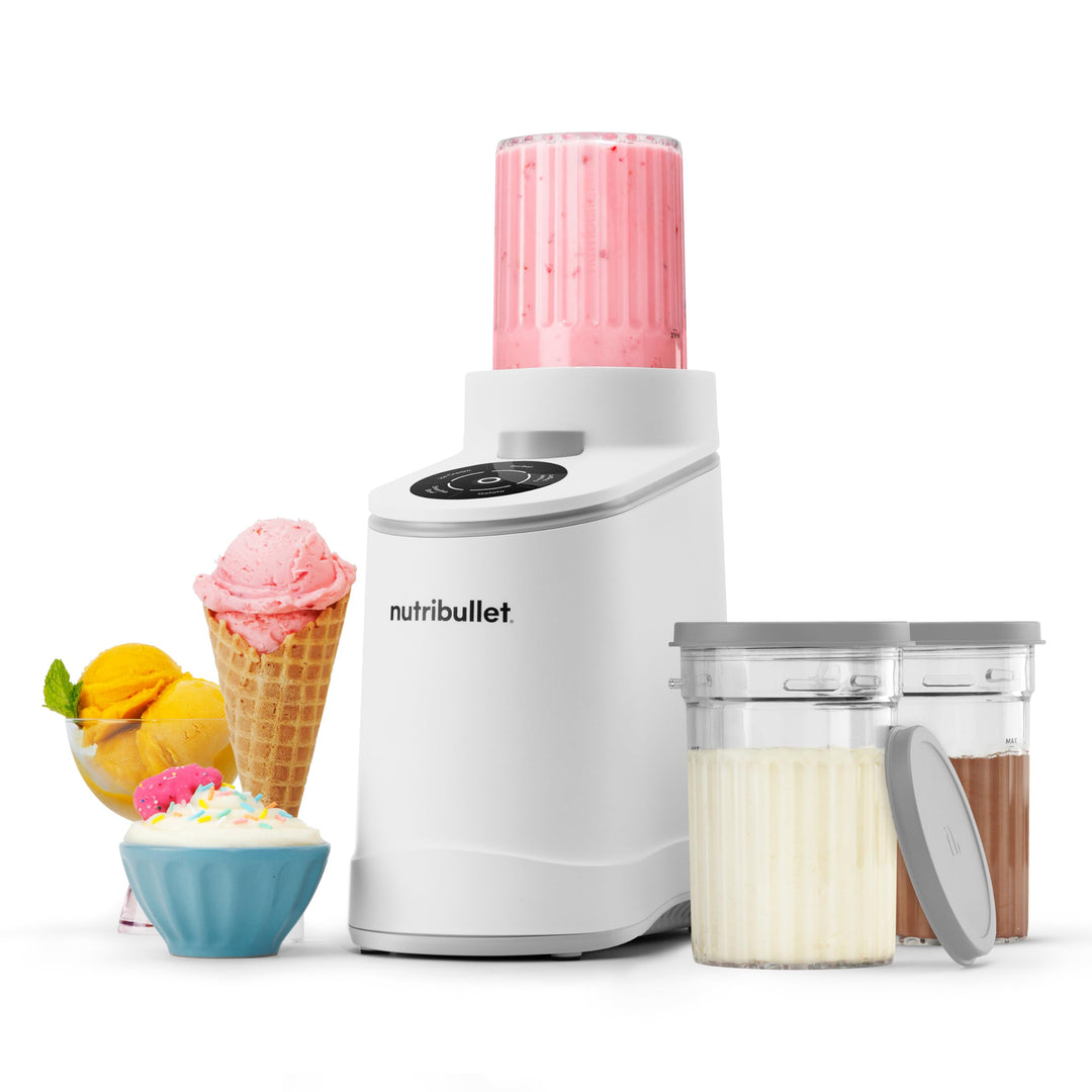 nutribullet Chill – Eismaschine für leckeres Eis, Gelato, Sorbet, Smoothie Bowl und Frozen Yogurt, 5