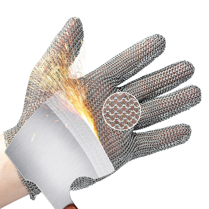 Schwer kettenhandschuh metzger Schnittschutzhandschuhe schnittfeste edelstahl handschuh für Lebensmi