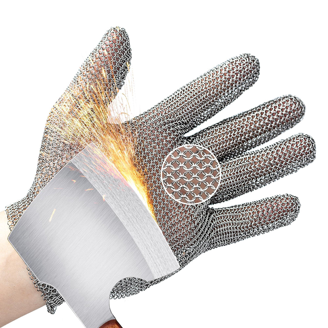 Schwer kettenhandschuh metzger handschuh Schnittschutzhandschuhe schnittfeste für Lebensmittelhandha