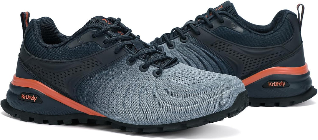 Kricely Traillaufschuhe Herren Laufschuhe Strassenlaufschuhe Sneaker Leicht Wanderschuhe Fitnessschu