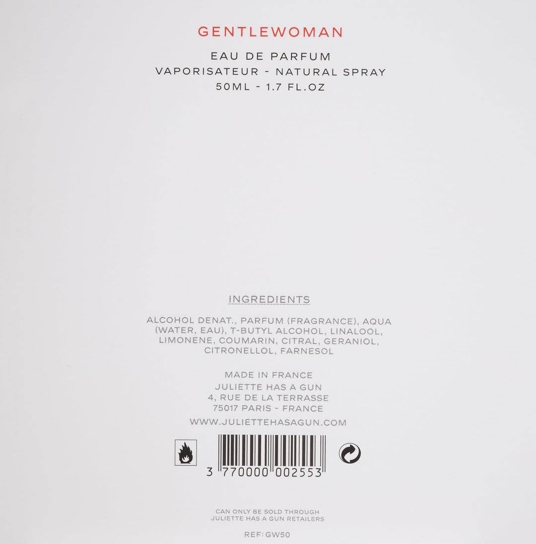 Juliette has a gun Gentlewoman femme/women, Eau de Parfum Spray 1 x 50 ml, 1 x 50 ml