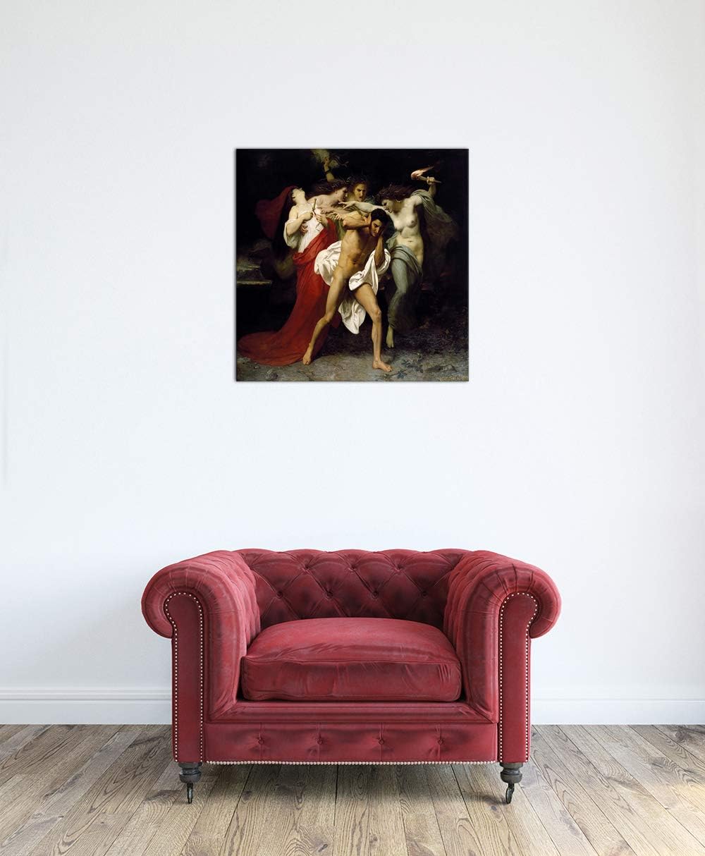 Bilderdepot24 Bild auf Leinwand | William-Adolphe Bouguereau Orestes wird von Furien gehetzt in 80x8