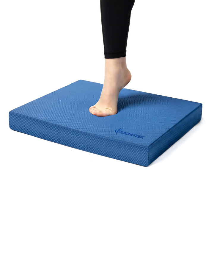 StrongTek Extra breites Schaumstoff-Balance-Pad für Physiotherapie, 48,3 x 40,1 x 6,1 cm, hochdichte