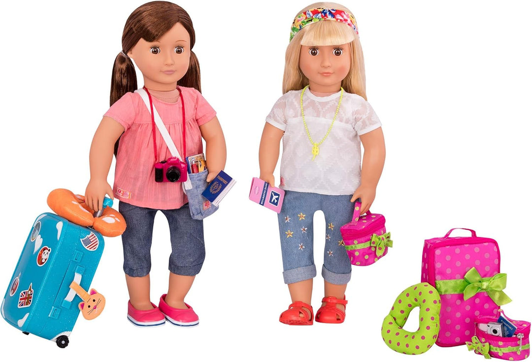Our Generation - Reisegepäck und Reiseset - 46 cm Puppe Zubehör - Koffer & Handgepäck - Reise-Spielz