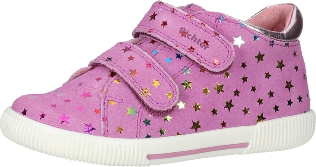 Richter Kinderschuhe Mädchen Vali Sneaker 25 EU Weit Rosette Candy, 25 EU Weit Rosette Candy
