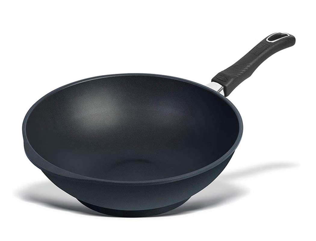 Original Gundel GUSS-WOK INDUKTION, Ø 30 cm, Höhe 10 cm, Rühr-Pfanne PFOA-frei, Akku-Therm Boden – f