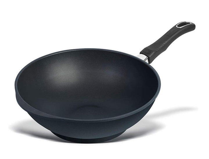 Original Gundel GUSS-WOK INDUKTION, Ø 30 cm, Höhe 10 cm, Rühr-Pfanne PFOA-frei, Akku-Therm Boden – f