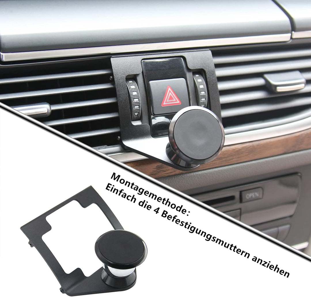 Magnet Handyhalterung kompatibel Audi A6 C7 mit Audi A7 C7 Sportback geeignet für Smartphone und GPS