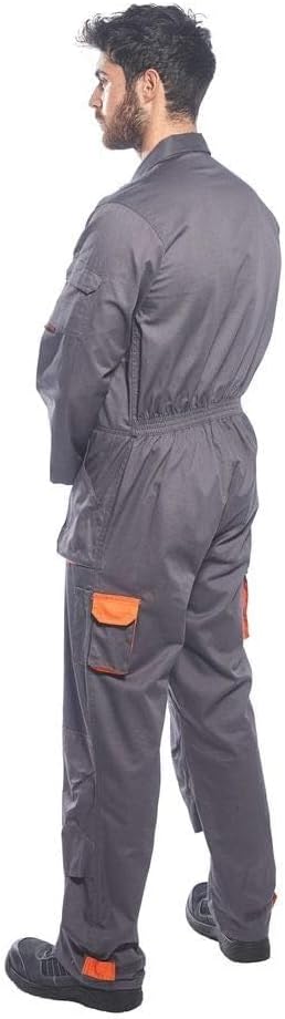 Portwest Portwest Texo Kontrast Overall, Grösse: XL, Farbe: Grau, TX15GRRXL Grau XL, Grau XL