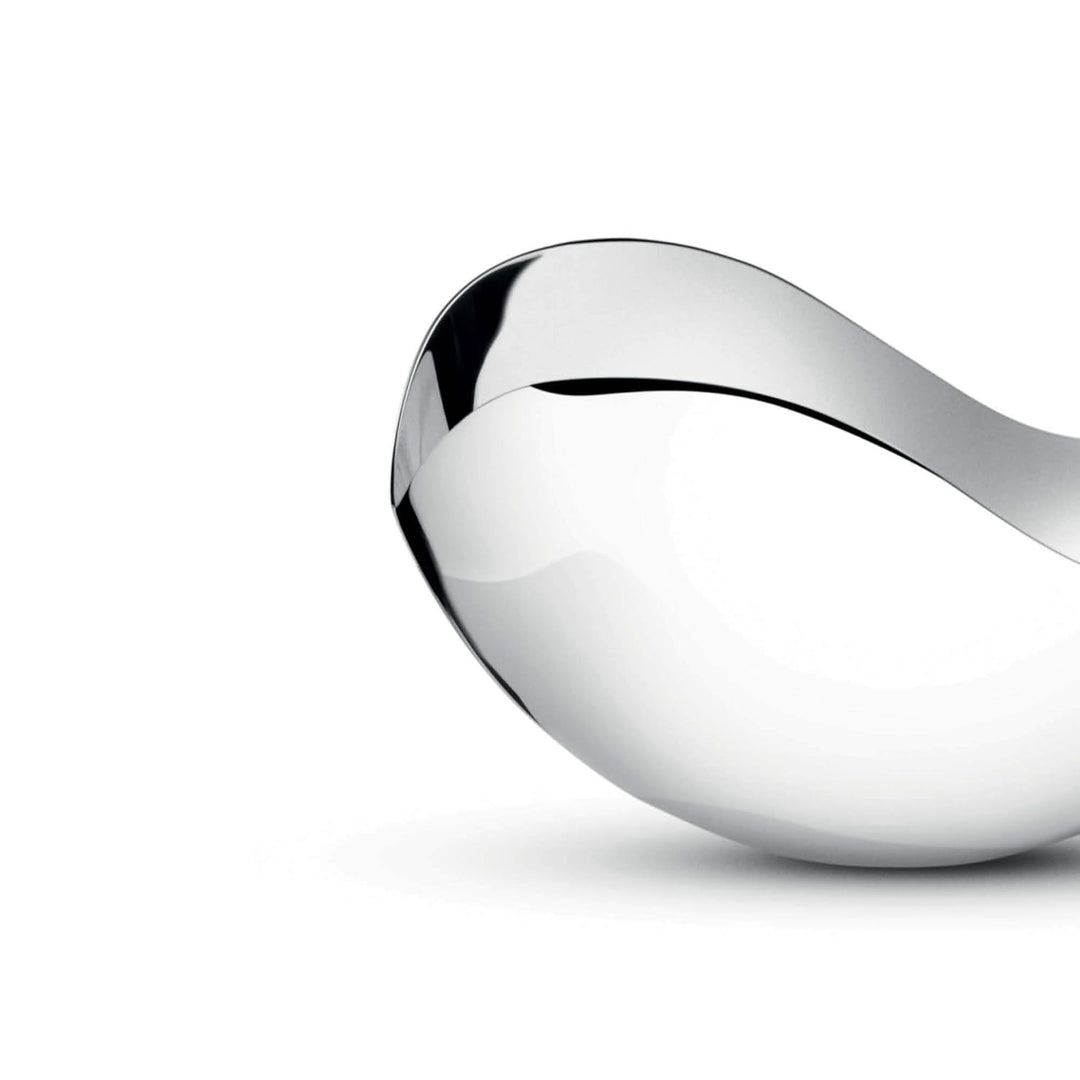 Georg Jensen Spiegelschale Mini 16 cm, Edelstahl, Stainless Steel, 16 x 16 x 7.5 cm Edelstahl Einzig