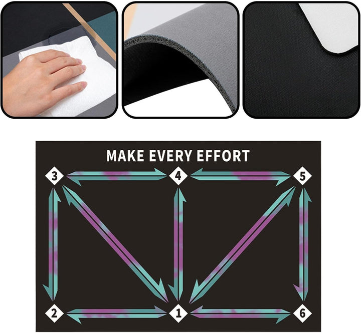 Generisch Football Training Mat, Soccer Training Equipment, Soccer Dribble Props, Silent Soccer Prac