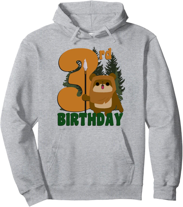 Star Wars Ewok On Endor 3rd Birthday Pullover Hoodie